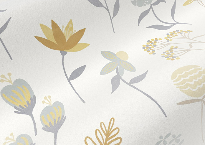 Floral Whimsy, Sunrise - Roman Blind - Image 4